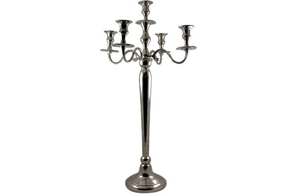 Chandelier Argenté 5br 80cm