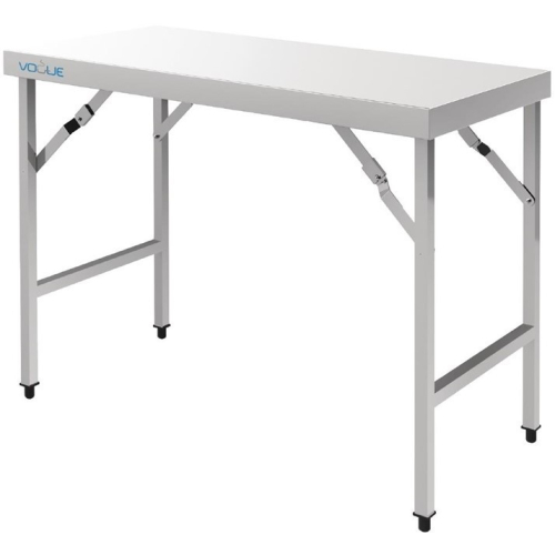 Table de travail inox pliante 180x60x90(h)cm