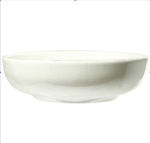 [lisbcr] Assiette Creuse Lisbonne Crème/grès ⌀18cm