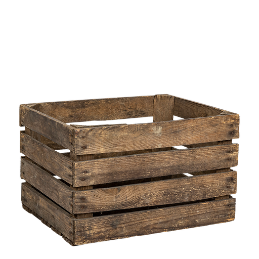 Caisse en Bois Vintage 24 X 55 CM H 35 CM